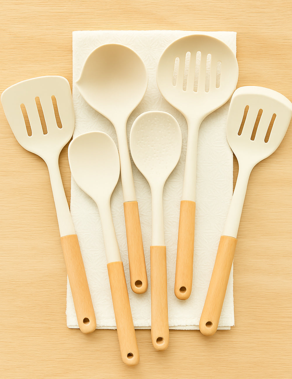 Minimalism Silicone 6-Piece Utensil Set
